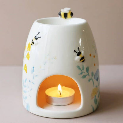 Floral Ceramic Wax Burner