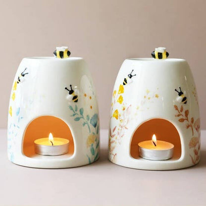 Floral Ceramic Wax Burner