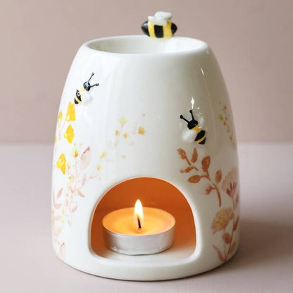 Floral Ceramic Wax Burner