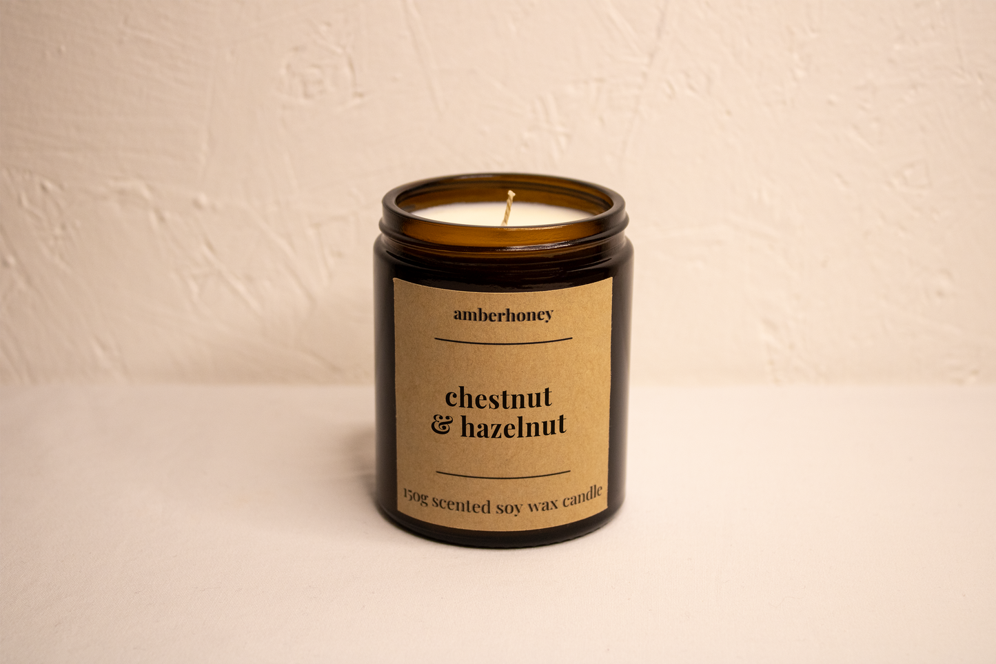 150g chestnut & hazelnut soy wax candle